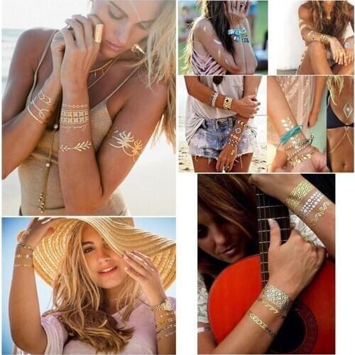 1PC Fashion Women Temporary Tattoo Sticker Black Roses Design Flower Arm Body Art Large Fake Tattoo Sticker Hot Sale