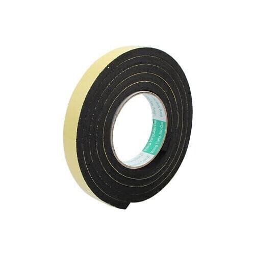 20mm Width 8mm Thickness Single Side Shockproof Sponge Foam Tape 2M Length