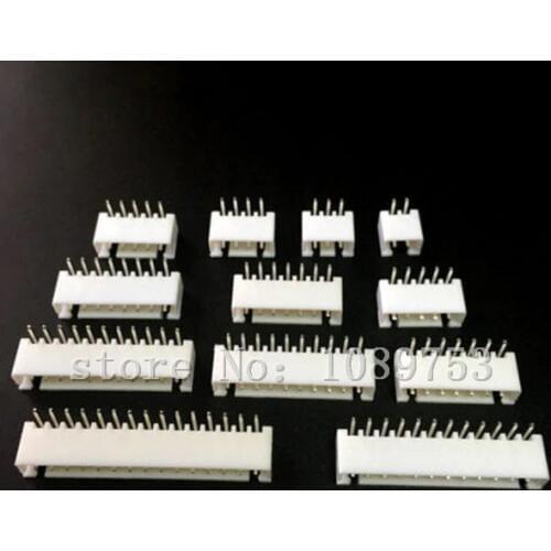 20pcs XH 2-12pin 2.54mm pitch Socket Connector Right Angle Pin Header good Female connector