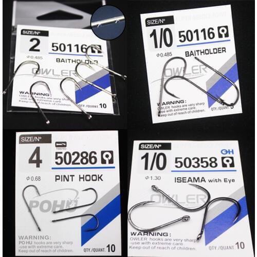 30pcs set of carbon circle fishing hooks iseama japan carp sea fishing hook baitholder saltwater hook on catfish pike bass owner