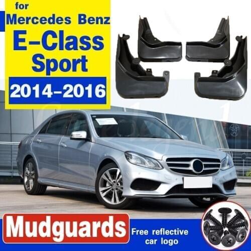 Car Front Rear Fender Accessories For Mercedes Benz E-class Sport 2014-2016 W212 Mud Flaps Mudflaps Splash Guards Mudguards