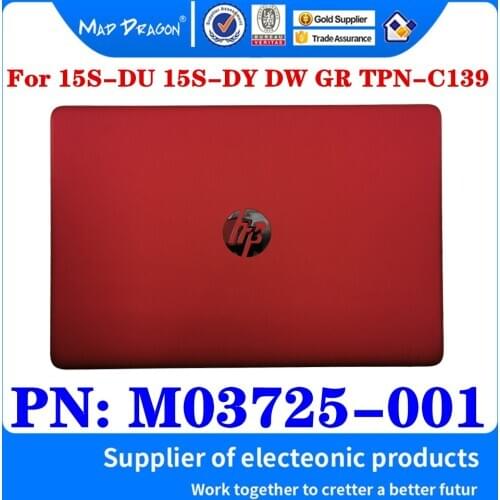 New Original M03725-001 AP2H8000140 For HP 15S-DU 15S-DY 15S-DW 15S-GR TPN-C139 Laptop LCD Top Cover LCD Back Cover Red A Shell