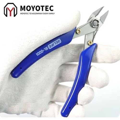 5" Precision Diagonal Pliers Cutting Pliers for Wire Cable Cutter High Hardness HDR 56-58 Electronic Repair Hand Tools