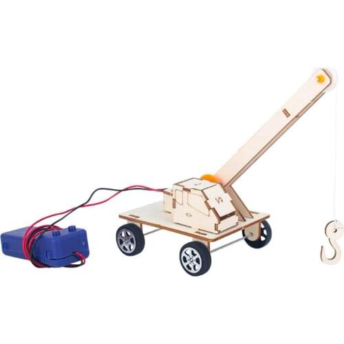 DIY STEM Remote Control Crane Model Childrens Educational toys Scientific experiment