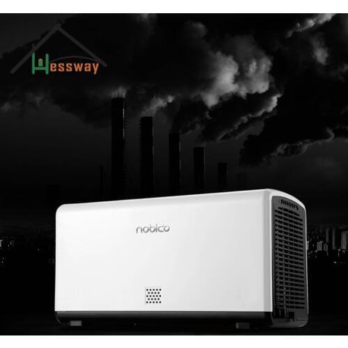 Air detection Dual-core HEPA Air Purifier with air cleaner filters
