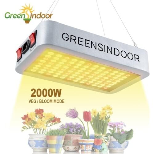 Indoor 2000W Phytolamp For Plants Grow Light Full Spectrum Phyto Lamp Veg And Bloom Mode For Herbs Flowers Tent Led Hydroponic