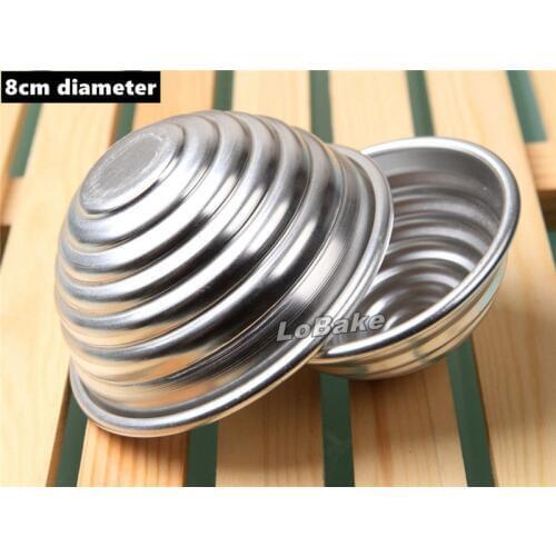 10pcs/lot) New 8cm diameter 6.5 layers fat cone conus shape aluminium jelly tart tarte moldes pastry tools kitchen accessories