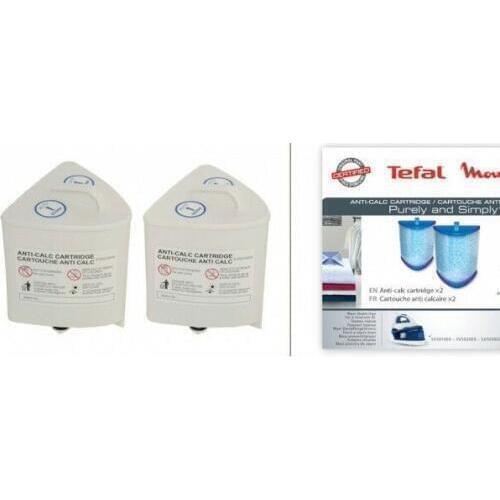 Tefal 2x iron water filter cartridge Purely Simply SV5005 SV5020 SV5022 SV5030