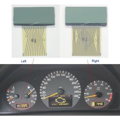 Instrument Cluster Display Dashboard LCD Screen for Mercedes Benz C class W202 E class W208 CLK W210 SLK 170