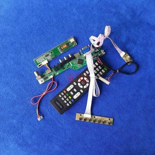 Kit 1CCFL AV VGA USB HDMI-compatible 30Pin LVDS Fit LP171WP4-TL03/TLA1/TLB1/TLN1/TLQ1/TLR1 1440*900 LCD screen drive card Analog