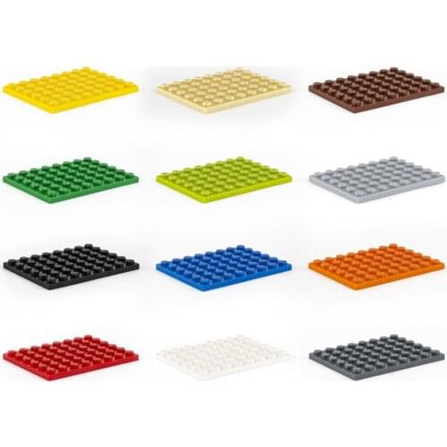 10PCS Bricks Assembles Particles 3036 6x8 Board Building Blocks Bricks Parts DIY Assembly Educational Toys ForChildren Kids Gift