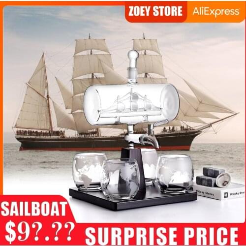 Vodka Whiskey Container Creative Glass Wine Glass Bottle Set Home Decoration Crafts Glass Wine Beer Wine Set Bar Supplies