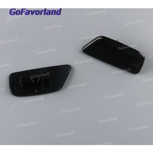 Pair Front Left Right Headlight Washer Nozzle Cover Unpainted 86636SC030 86636SC020 For Subaru Forester 2009 2010 2011 2012