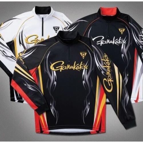 Summer 2020 Fishing Shirts Men Gamakatsu Anti-Uv Fishing Clothes Outdoor Sprots Sunscreen Breathable Ultrathin Hiking Shirt Data