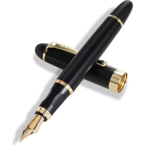 Jinhao X450 Fountain Pens Fine Nib 0.7mm Gold Clip Metal Inking Pens for Student School Office Supplies Writing Stationery