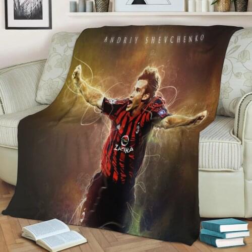 Andriy Shevchenko 3D Print Plush Blanket Throw On Sofa Home Decor Soft Warmth Washable Nap Blanket Dropshipping