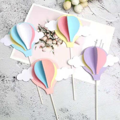 Multicolored Balloon Cake Topper Decoration Baby Shower Birthday Party Wedding Party Balloon Hat Home Decoration