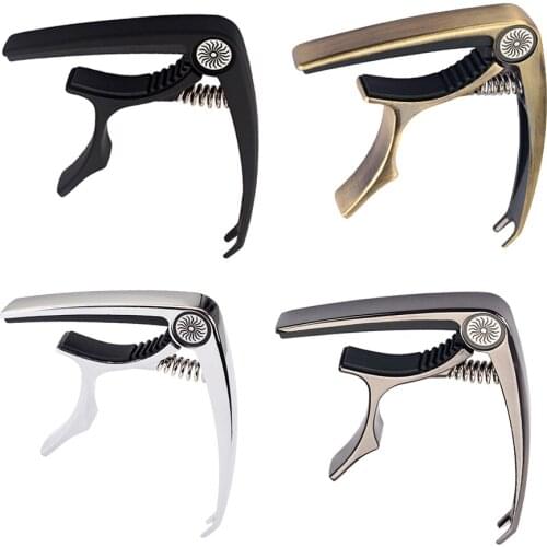 Zinc Alloy Guitar Capo Tune Clamp Nail Puller For Guitar Bass