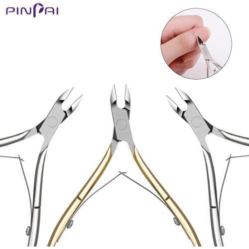 Pinpai Nail Cuticle Nipper Stainless Steel Nail Clipper Cutter Cuticle Scissor Dead Skin Remover Trimming Manicure Nail Art Tool