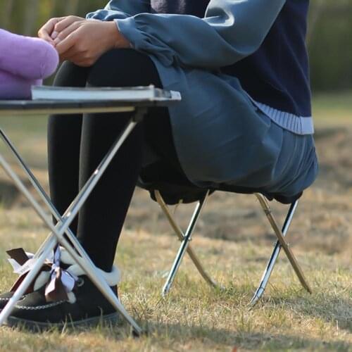 Outdoor Fishing Chair Folding Stool Convenient High-strength Stainless Steel Portable Fishing Hiking Foldable Chair for Outdoors