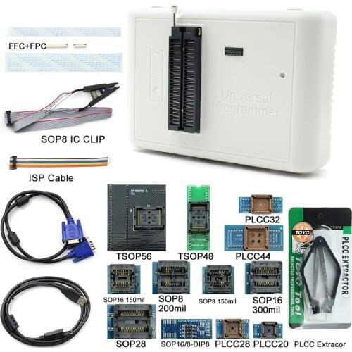 UPMELY Original RT809H +16 Adapters EMMC-Nand FLASH Extremely Fast Universal Smart Chips Programming Calculator New Arrival