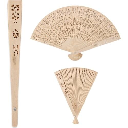 1Pcs Personalized Engraved Wood Folding Hand Fan Wedding Personality Fans Birthday Customized Baby Party Decor Gifts For Guest