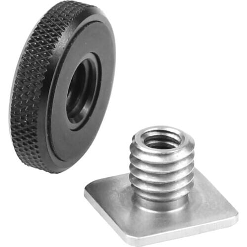 Stainless Steel 3/8" to 1/4" Inch Thread Adapter Screw Single Layer Cold Shoe Mount for Gopro 9 Sony for Fuji Nikon Camera Cage