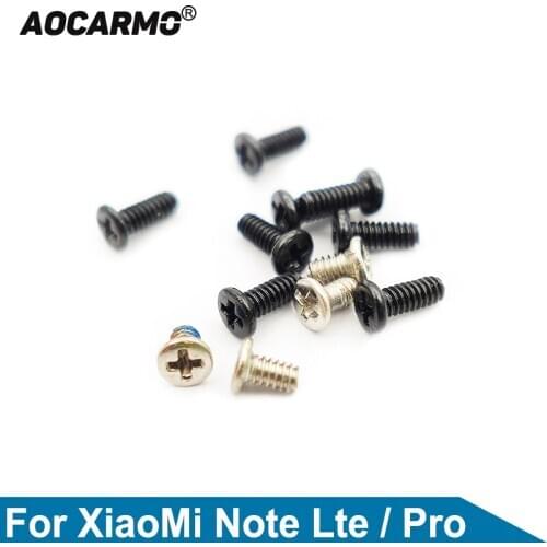 Aocarmo For XiaoMi Note Lte For XiaoMi Note Pro Inside Motherboard Screws Middle Frame Screw Bolt Replacement Parts