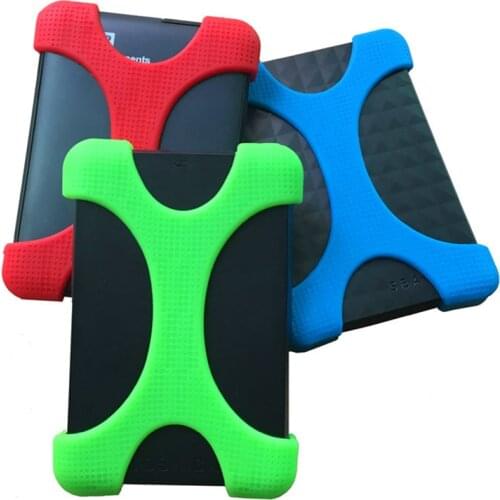 2.5 Inch Shockproof Hard Drive Disk HDD Silicone Cover Case Protector Smart Accessories For Mobile Hard Disk External Hard Drive