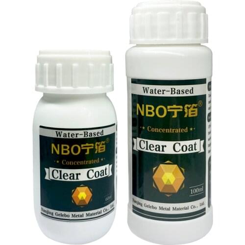 100ml/60ml Gilding Glue Varnish Water-based Clear Coat Paint for Gold Leaf Protection(130/90ml after dilution) Gold Leaf Varnish