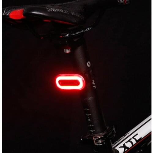 120 Lumens Light USB Rechargeable Bicycle Rear Light Cycling LED Taillight MTB Road Bike 500mAh Tail Light Back Lamp for Bicycle