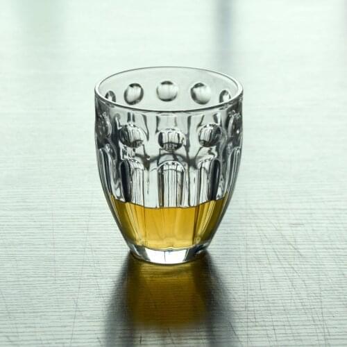 2 Pcs/slot classical transparent fashion whiskey wine glass party pub wine drinking glass cups 0831-26