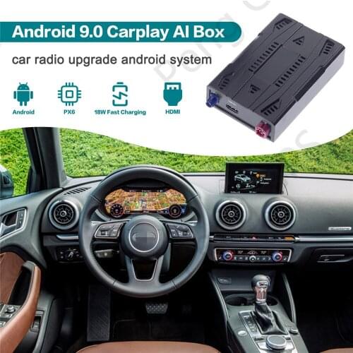 Carplay Adapter for Car Entertainment System Android 9.0 for Audi A3 Wireless Mirroring Video Player Navigation Radio TV