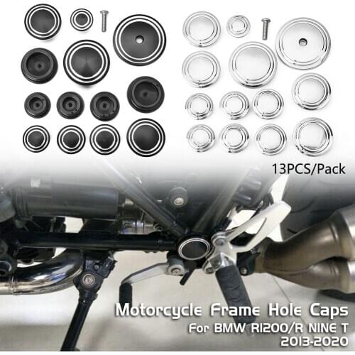 Motorcycle Accessories Aluminum Frame Hole Flug Caps Cover Set for BMW R NINE T R9T 2013 2014 2015 2016 2017 2018 2019 2020 R 9T