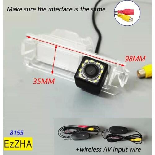8LED Car CCD Night Vision HD Backup Rear View Camera For Kia K2 Rio 3 Hatchback Ceed 2013 Hyundai Accent Solaris Verna 2014 I30