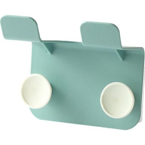 Free Hair Wall Shelf Finishing Rack Dryer Bathroom Door Hook Ring For Home Hotel Dormitory Hanging Plastic Wall-Mounted Storage