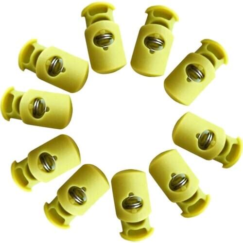 Pack Of 10pcs Barrel Cord Lock Toggle Stopper For Paracord/ Bungee Cord/ Accessory Cordage/ Drawstrings