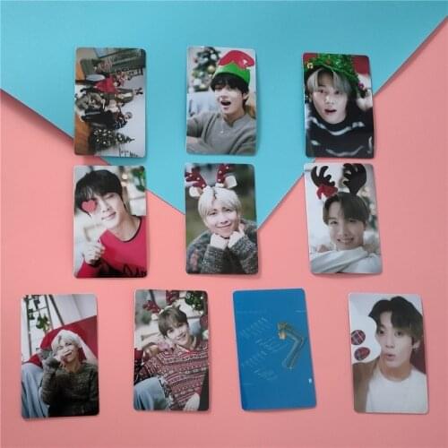 KPOP Bangtan Boys MAP OF THE SOUL: 7 Peripheral Crystal Card Sticker Jelly Sticker Postcard Hot Sale