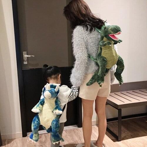 Creative 3D Dinosaur Children Backpacks Animal Cartoon Kids Travel School Bag 20CA
