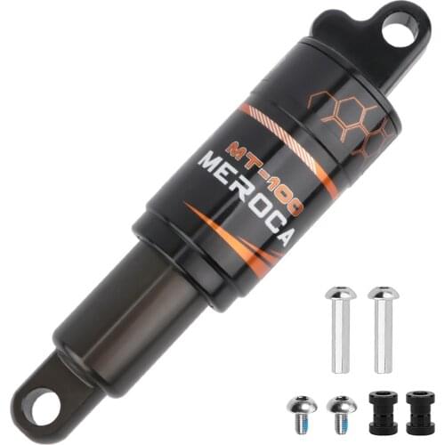 MEROCA Bicycle Rear Shock Absorber Integrated Oil Spring for MTB Mountain Bike Scooter Rear Shock Absorber