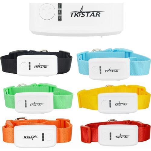 Mini TKSTAR Pet Tracker With Collar GSM/GPRS Positioning Real Time GPS Tracker Dog Pet TK909 LK909 P Dog/Cat /IOS /Andriod App