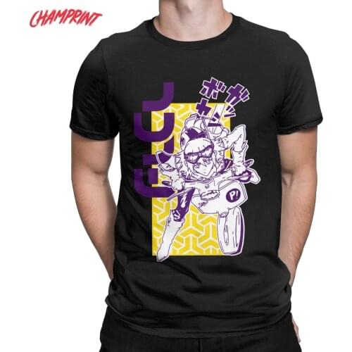 Men FLCL Fooly Cooly T Shirts Anime Cotton Tops Novelty Short Sleeve O Neck Tee Shirt Party T-Shirts