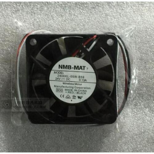 New original NMB 6015 24V 0.13A2406KL-05W-B59 three-wire radiation fan