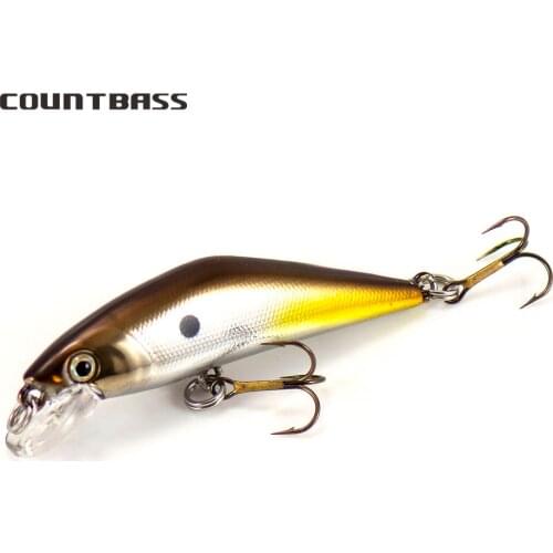 1pc COUNTBASS 50mm 3.6g Sinking Minnow with VMC Hooks Hardbaits Fishing Lure Diving Depth 0.4-0.8m Wobblers Anlgers Lures