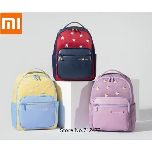 Xiaomi Three-dimensional leisure backpack 14L Comfortable carrying waterproof Travel Bags School Girls boy Classic Bagpack