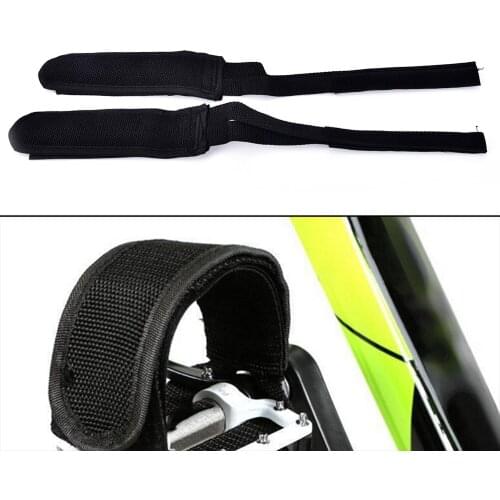 Bicycle pedal belt Bicycle Fixed Gear Cycling Pedals Bands Feet Set With Straps Beam Foot Cycling Bike Anti-slip Bicycle Pedals