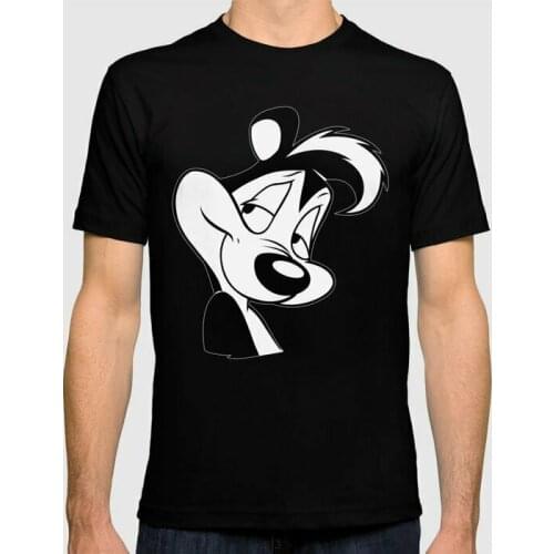 Pepe Le Pew Images Shirt Funny Birthday Cotton Tee Vintage Gift Men Women