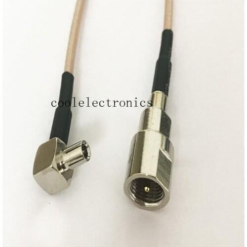 50pcs TS9 Male Plug Right Angle to FME Male straight RG316 RF Pigtail cable 10cm 15cm 20cm 30cm