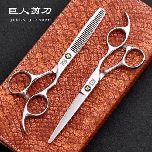 6.0 Barbershop Scisors Scissors Hair Professional Hair Cutting Scissor Cases Scissors Cutting Scissors Barber Scissors