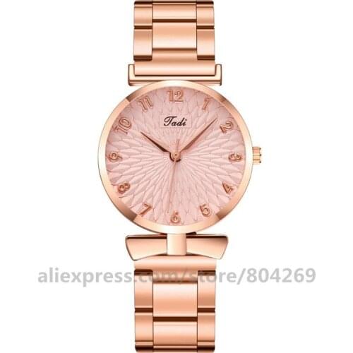 Delicate Design Jadi Fashion Women Digital Dial Steel Band Watch High Quality Women Mesh Quartz Watches Hot Sales